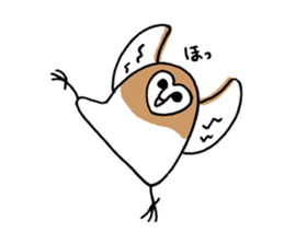 Maybe barn owl sticker #4241901