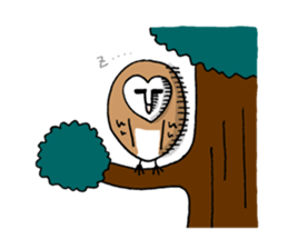 Maybe barn owl sticker #4241907