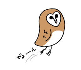 Maybe barn owl sticker #4241909