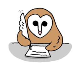 Maybe barn owl sticker #4241912