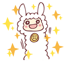 alpaca & sheep ! sticker #4242483