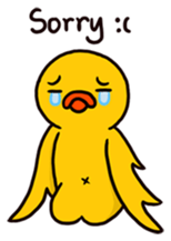 Hiru The duck (EN) sticker #4242619