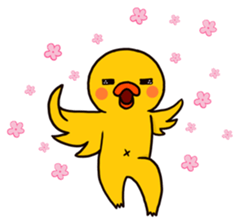 Hiru The duck (EN) sticker #4242624