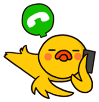 Hiru The duck (EN) sticker #4242636