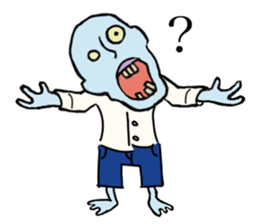 Zom-ichiro's daily life sticker #4243328