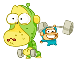 Alien Monkeys sticker #4243530