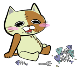 Sewing cat. Part2 sticker #4243682