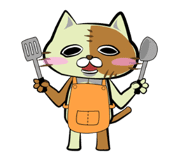 Sewing cat. Part2 sticker #4243690