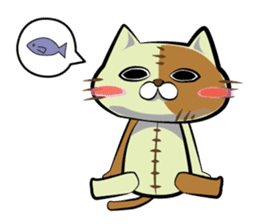 Sewing cat. Part2 sticker #4243692