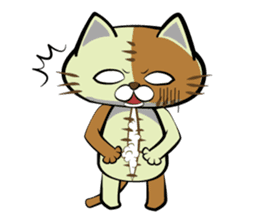 Sewing cat. Part2 sticker #4243699