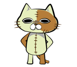 Sewing cat. Part2 sticker #4243709