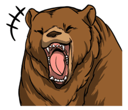 White Eyes Grizzly sticker #4244649