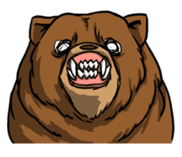 White Eyes Grizzly sticker #4244670
