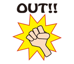 Let's enjoy baseball sticker #4244859