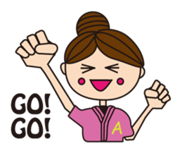 Let's enjoy baseball sticker #4244865