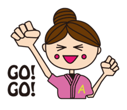 Let's enjoy baseball sticker #4244865