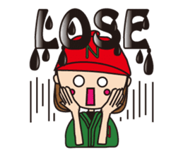 Let's enjoy baseball sticker #4244874