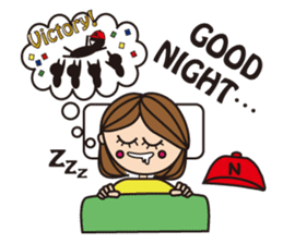 Let's enjoy baseball sticker #4244879