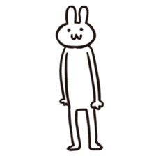 Long rabbit for the world sticker #4245043