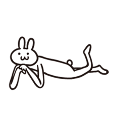 Long rabbit for the world sticker #4245057