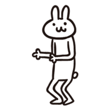 Long rabbit for the world sticker #4245058