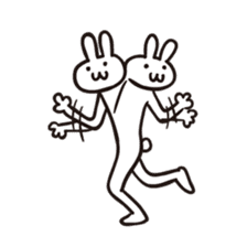Long rabbit for the world sticker #4245061