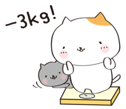 Diet sticker of the cat sticker #4245132