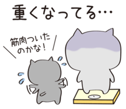Diet sticker of the cat sticker #4245135