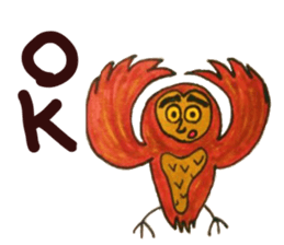 Poe of an owl sticker #4245443