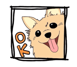 Ponsuke of the Pomeranian sticker #4245600