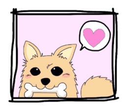 Ponsuke of the Pomeranian sticker #4245626