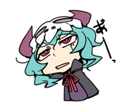 Sticker of staring Merino sticker #4245648