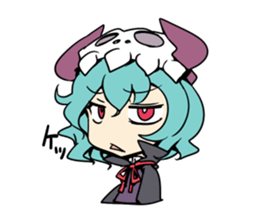 Sticker of staring Merino sticker #4245669