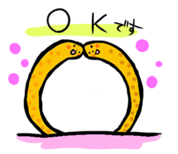 Fish and Spotted garden eel sticker #4245882