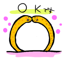 Fish and Spotted garden eel sticker #4245882