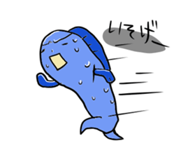 Fish and Spotted garden eel sticker #4245894