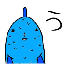 Fish and Spotted garden eel sticker #4245895