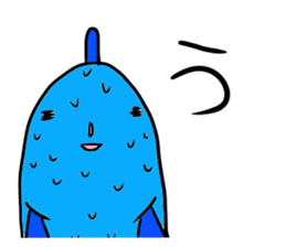 Fish and Spotted garden eel sticker #4245895