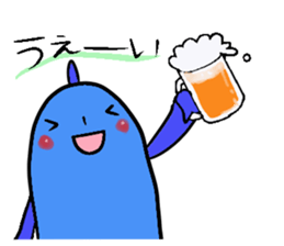 Fish and Spotted garden eel sticker #4245896