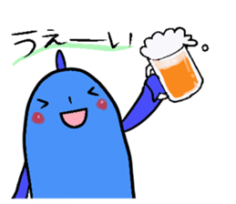 Fish and Spotted garden eel sticker #4245896