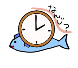 Fish and Spotted garden eel sticker #4245908