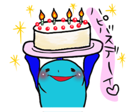 Fish and Spotted garden eel sticker #4245913