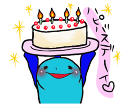 Fish and Spotted garden eel sticker #4245913