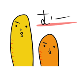 Fish and Spotted garden eel sticker #4245915