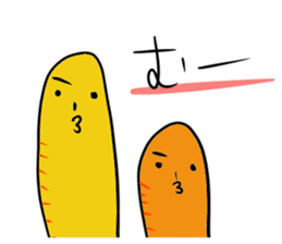 Fish and Spotted garden eel sticker #4245915