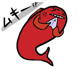 Fish and Spotted garden eel sticker #4245916