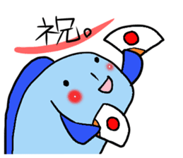 Fish and Spotted garden eel sticker #4245919