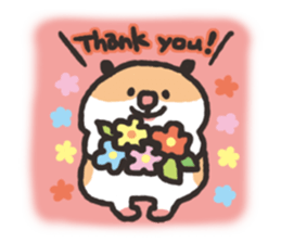 Chillin hamsters sticker #4246020