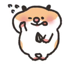 Chillin hamsters sticker #4246030