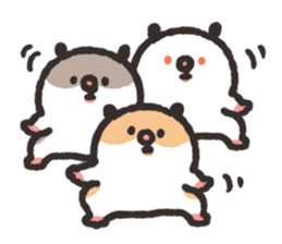 Chillin hamsters sticker #4246031